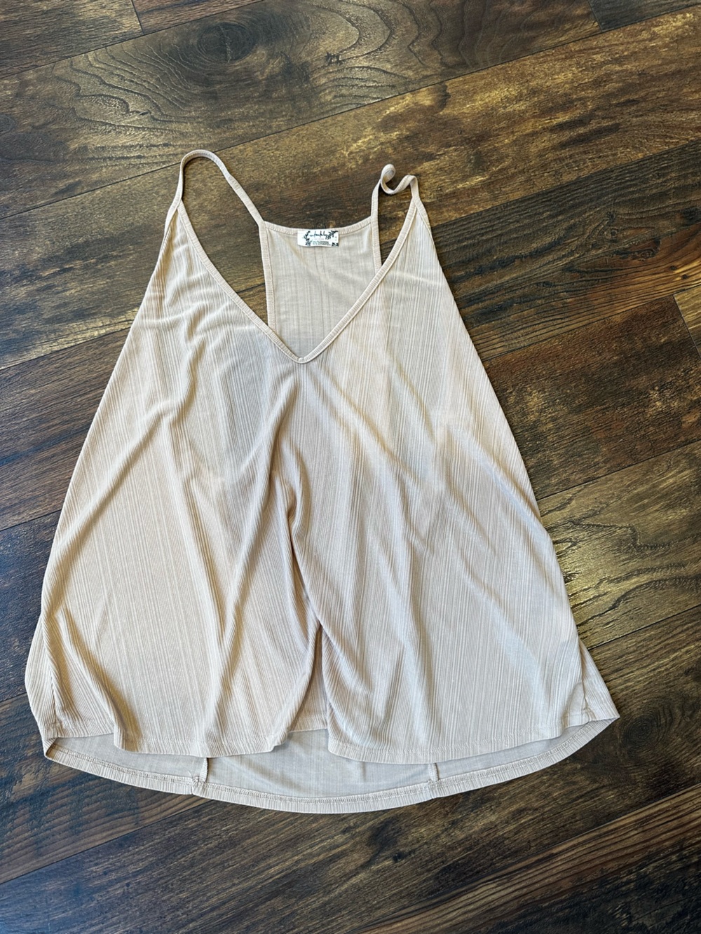 Free People Beige Tank Top